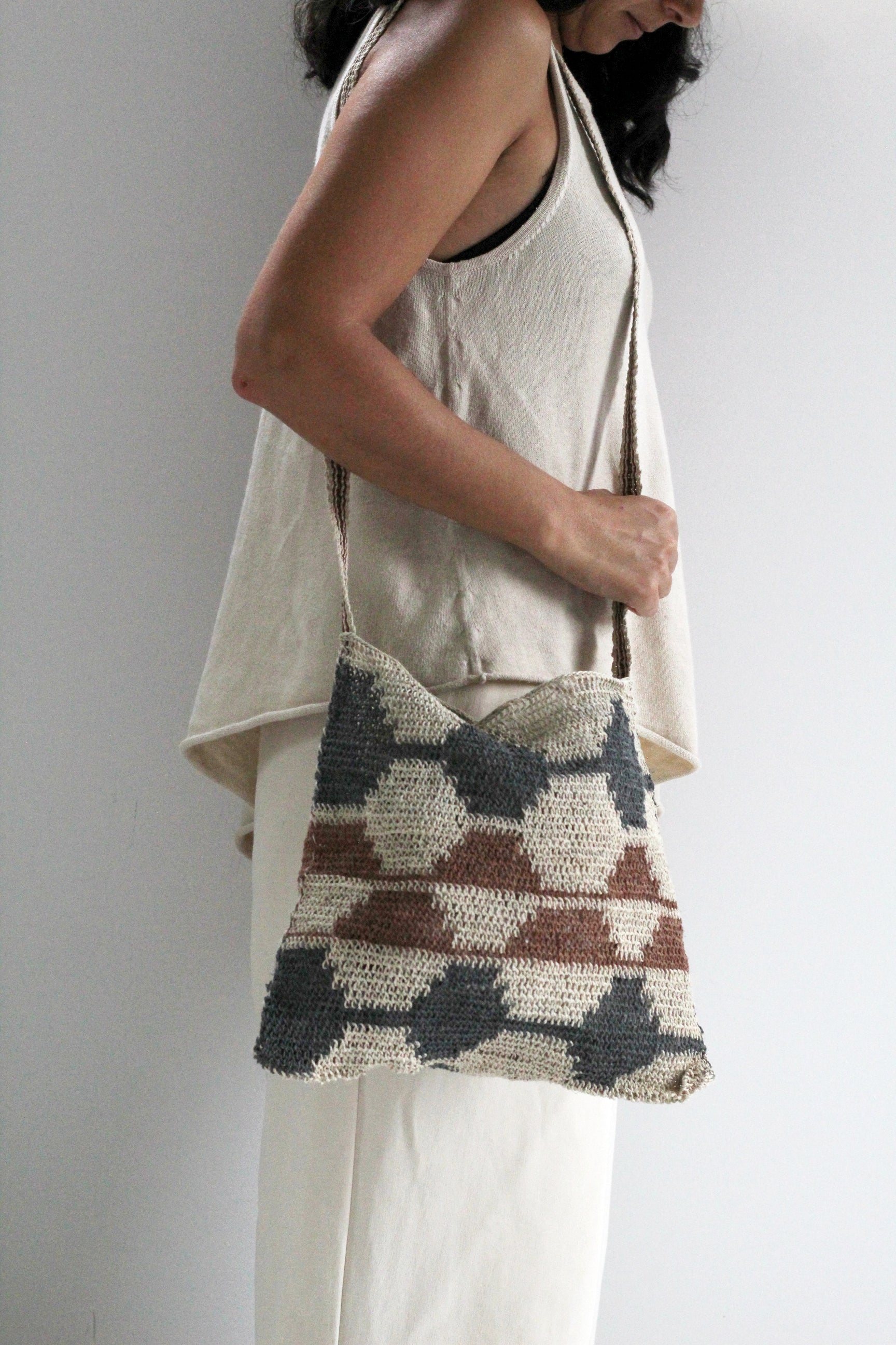 BLACK FRIDAY UP TO 40%OFF | Hand woven Tierra bag #0271