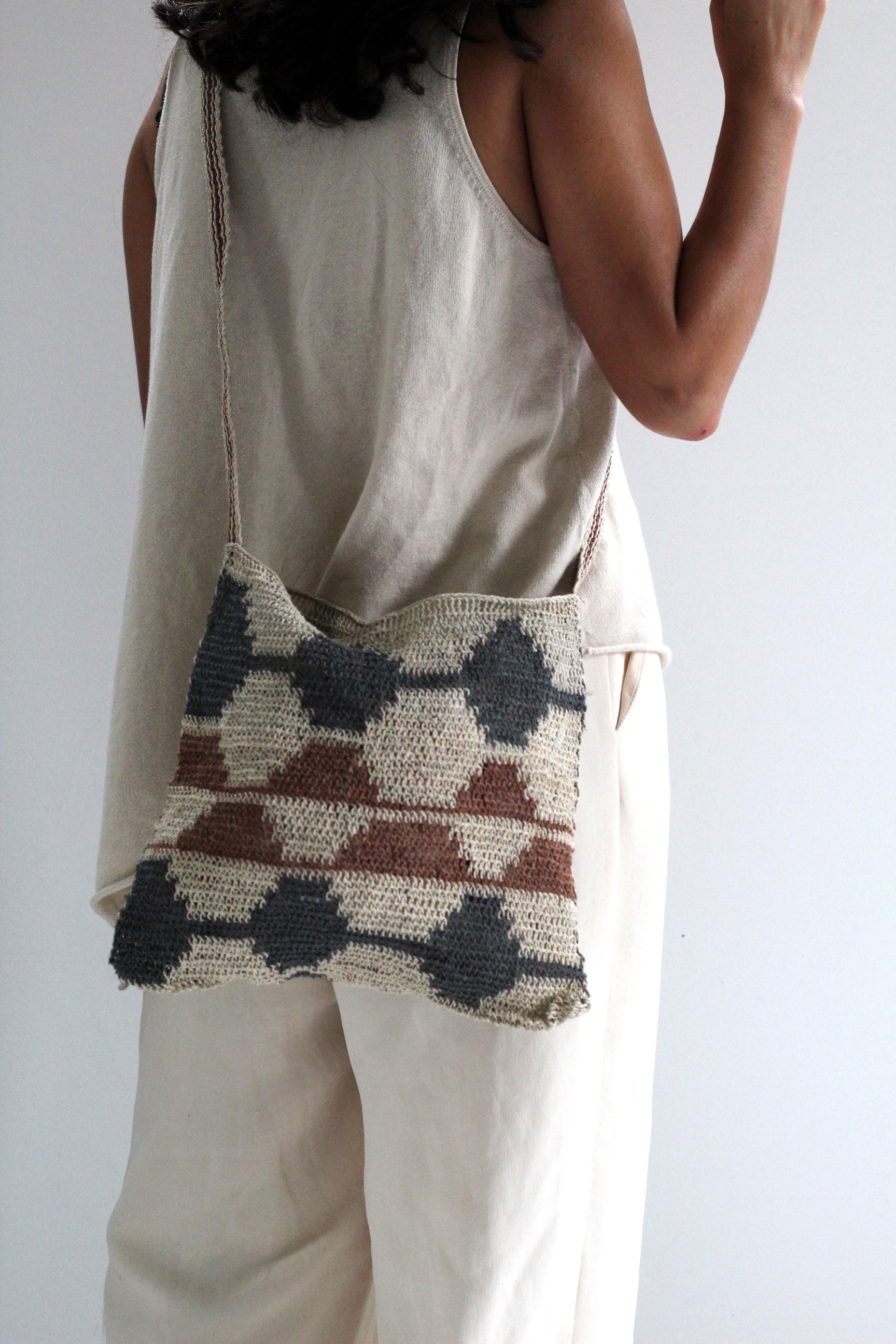 BLACK FRIDAY UP TO 40%OFF | Hand woven Tierra bag #0271