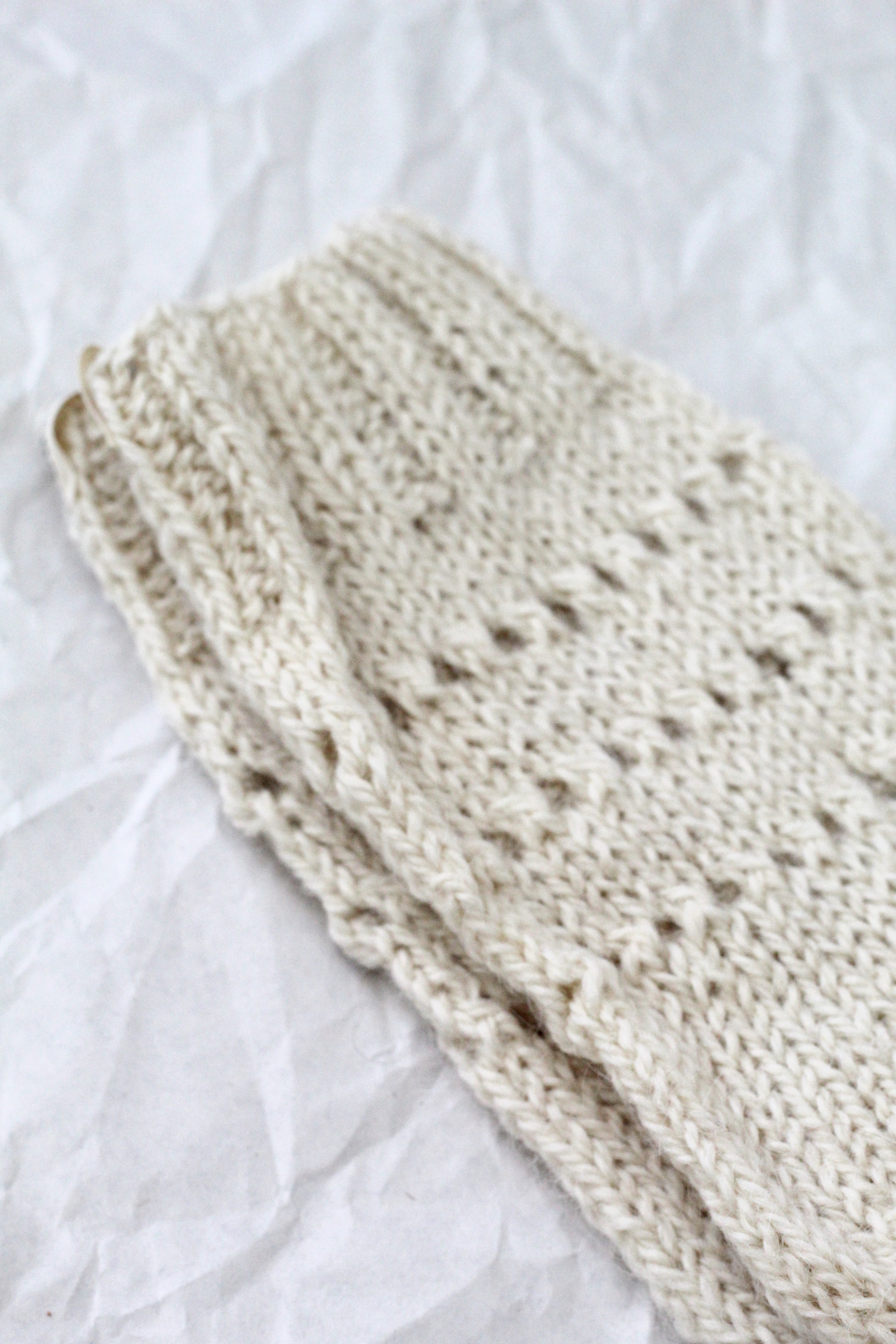 Hand knitted Socks | Natural