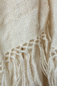 Llama Wool Poncho | Natural - Casapacha