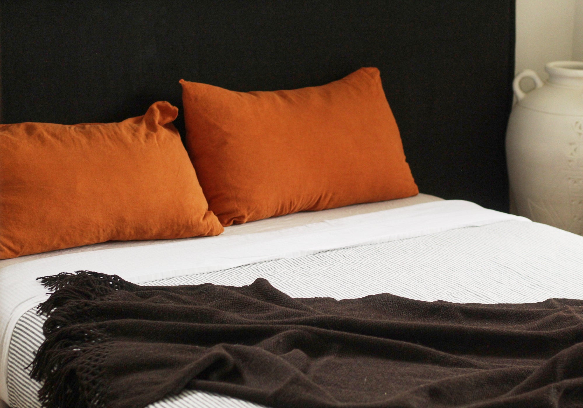 Llama Wool Throw | Black - Casapacha